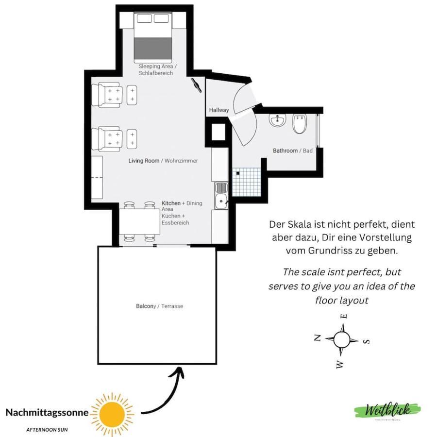 Apartamento Weitblick-Loft Mit Terrasse Rostock Exterior foto